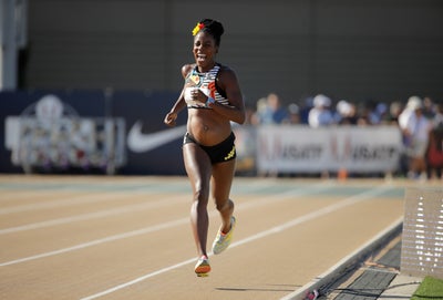 Olympic Runner Alysia Montaño Bares Pregnant Belly At Track And Field Nationals, Inspires Us All